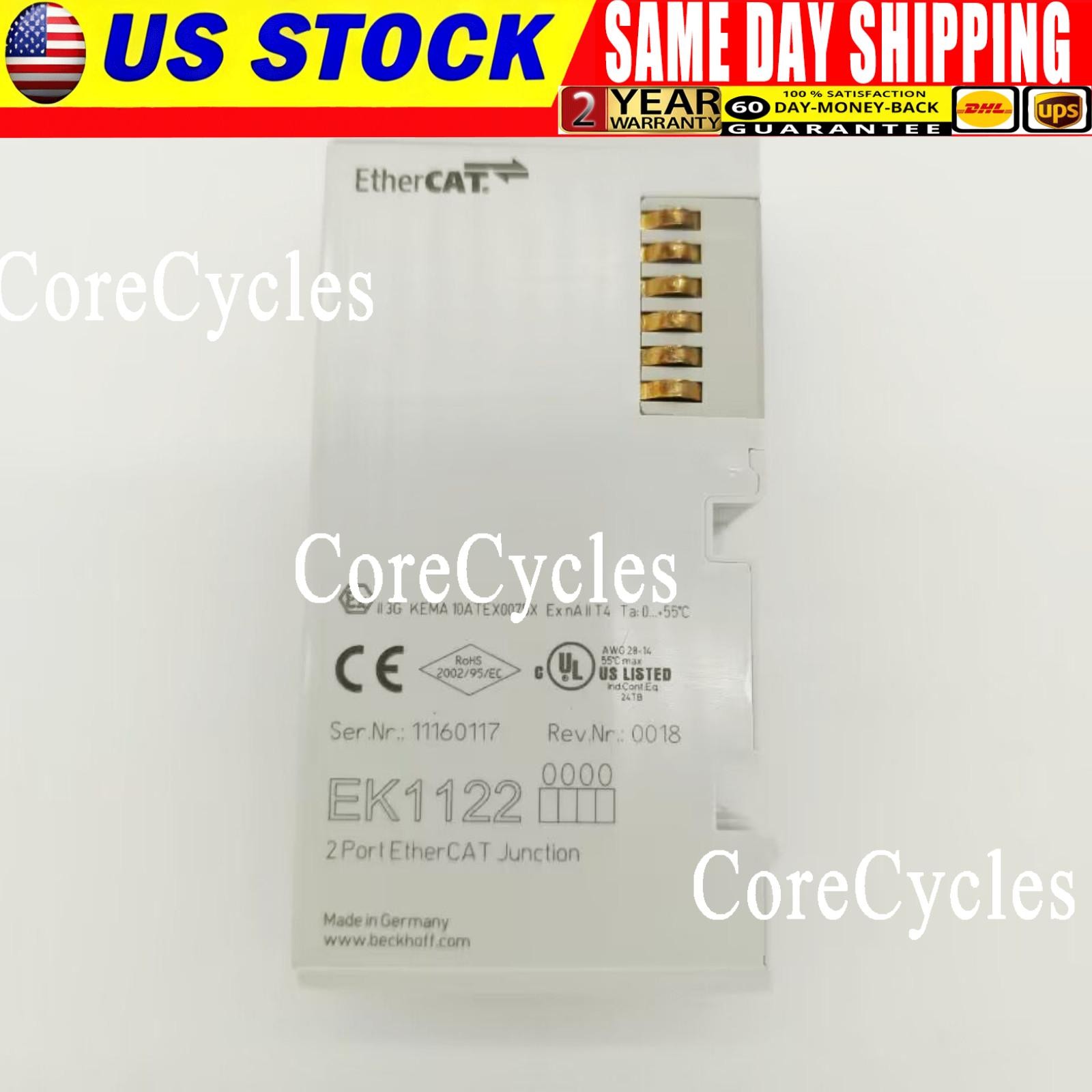 New In Box For BECKHOFF EK1122 2-port EtherCAT Junction