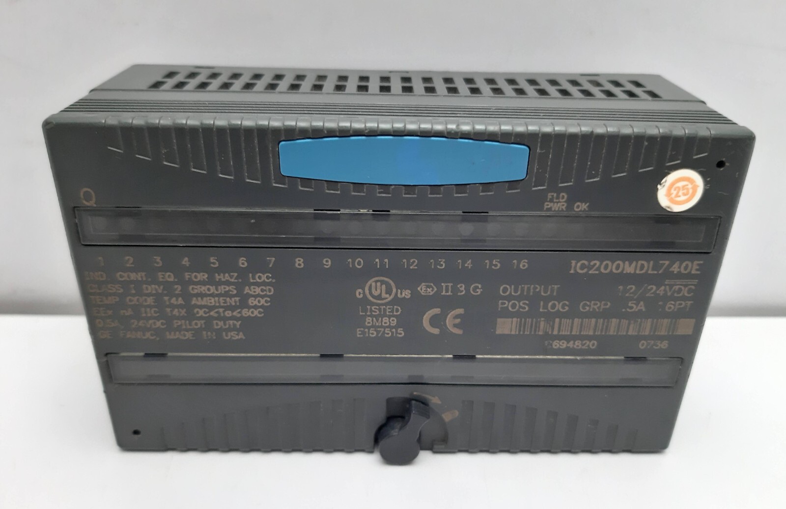 GE FANUC IC200MDL740E OUTPUT MODULE