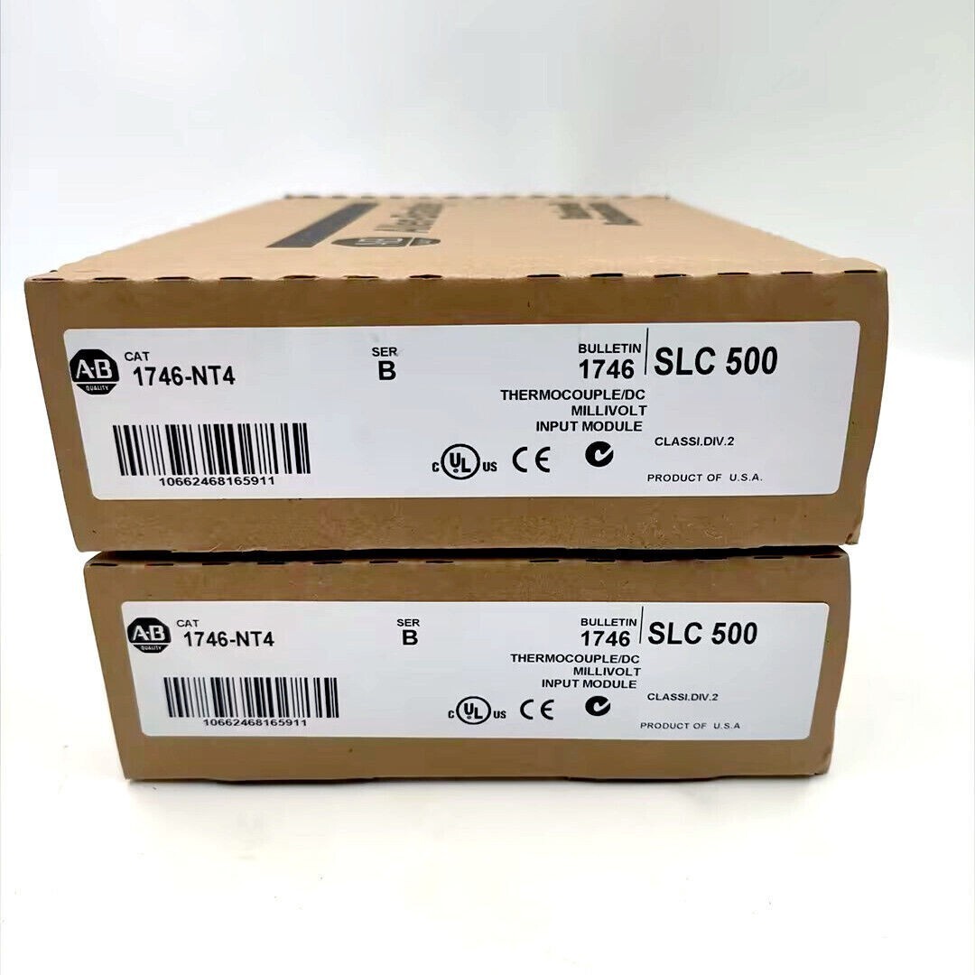 New Factory Sealed Allen-Bradley 1746-NT4 SER B SLC 500 PLC Input Module 1746NT4