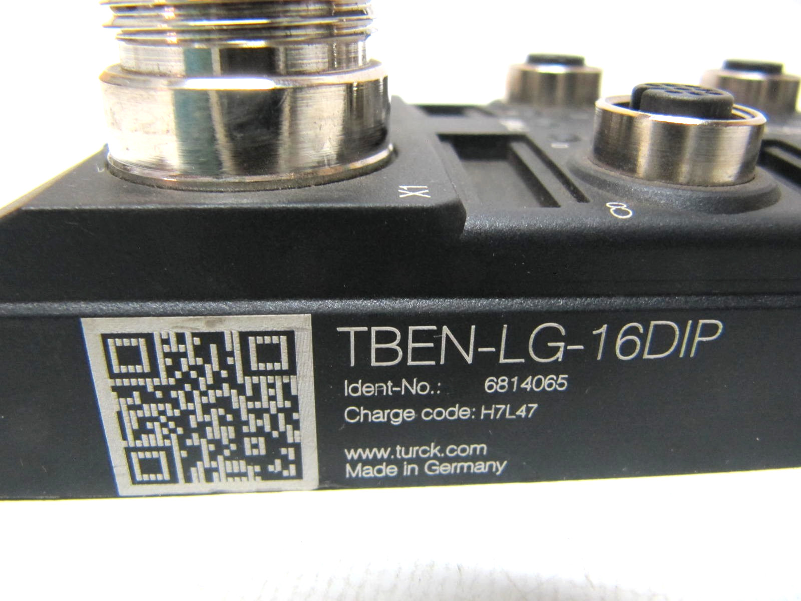 Turck 16-Channel Digital Input IP67 Ethernet I/O Module TBEN-LG-16DIP 6814065