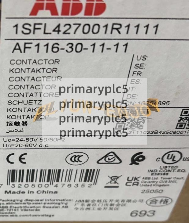1PC New ABB AF116-30-11-11 Power Contactor 24-60V 1SFL427001R1111