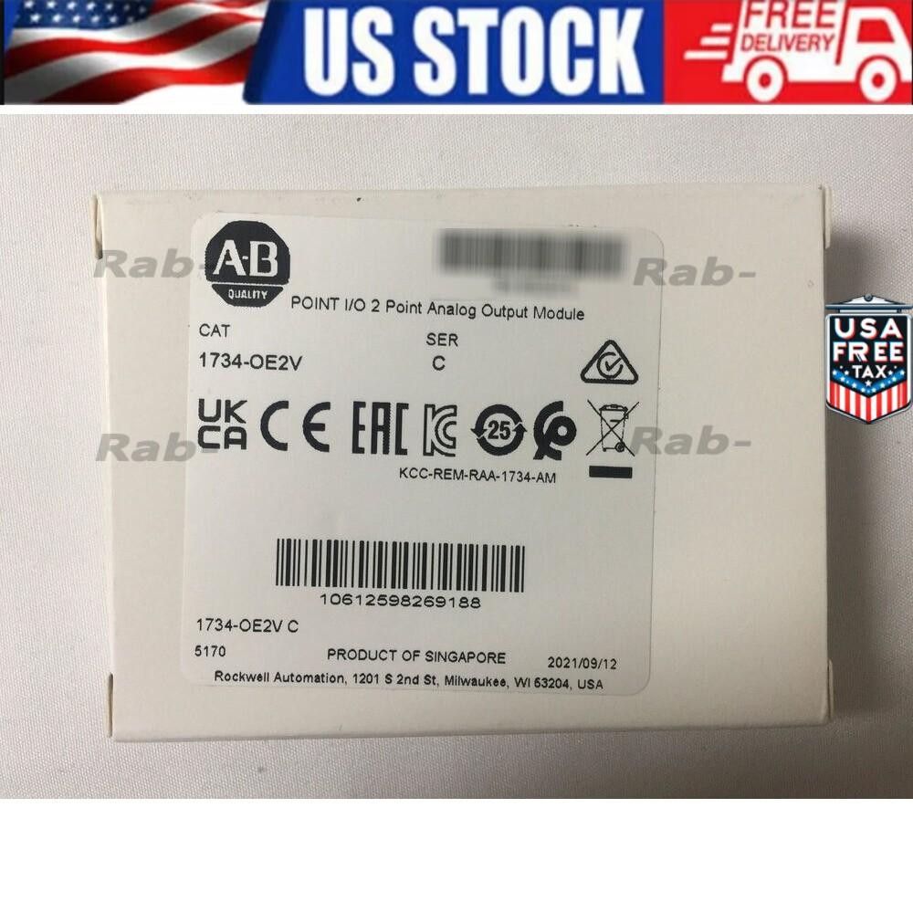 Allen Bradley 1734-OE2V / C POINT I/O 2 Point Analog Output Module US Free Tax