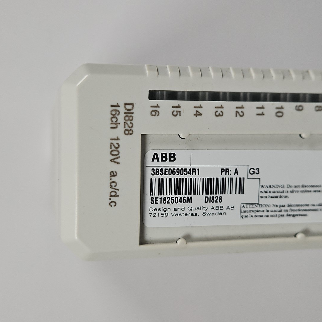 ABB 3BSE069054R1 PR:A DI828 16 Channel Digital Electric Input I/O System Module