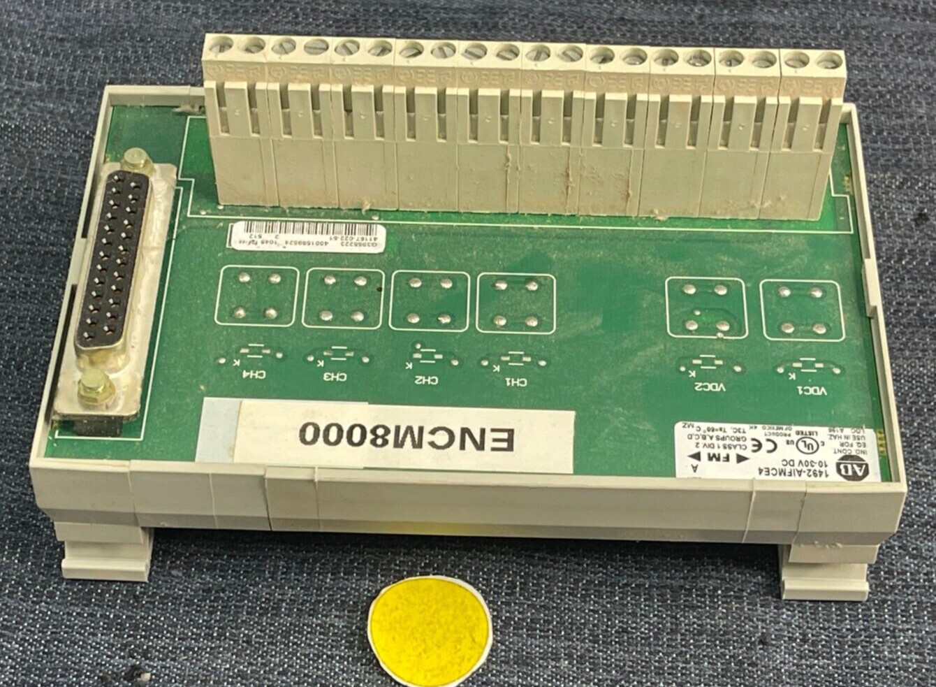 ALLEN-BRADLEY 1492-AIFMCE4 INTERFACE MODULE 10-30V DC SERIES A CLASS 1 DIV 2