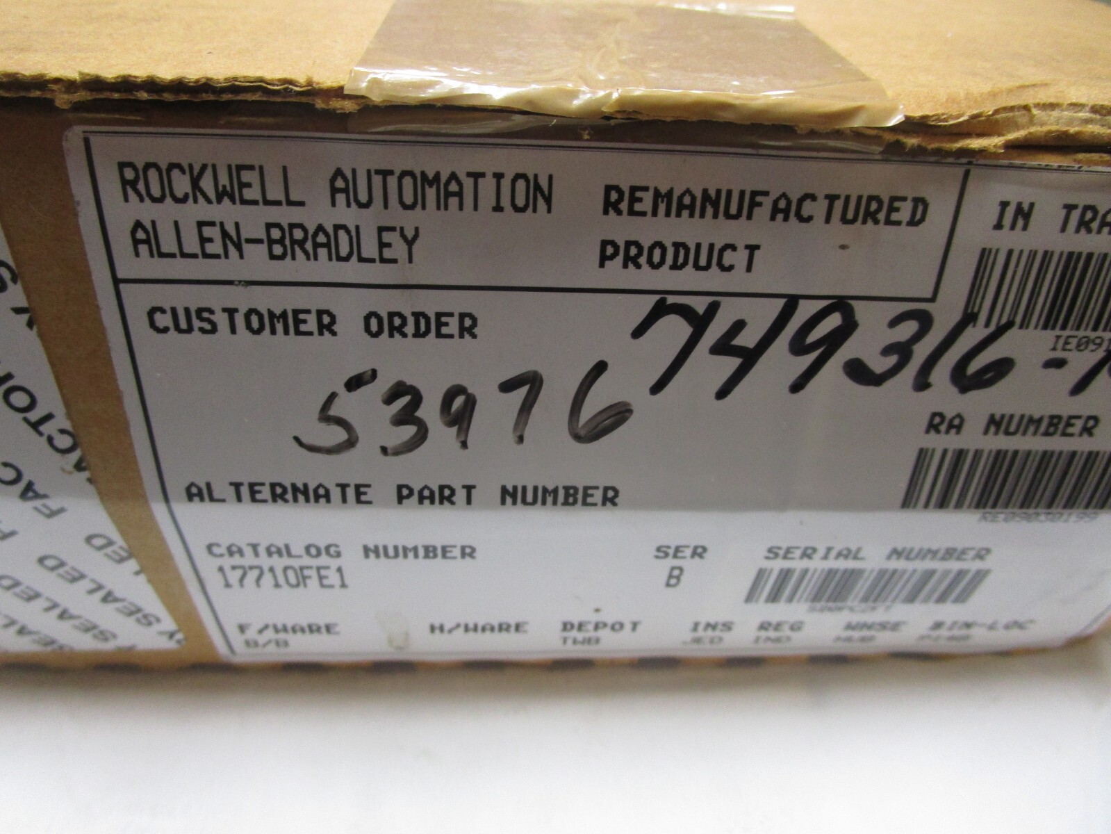 ALLEN BRADLEY 1771-OFE1 SER. B *NEW*