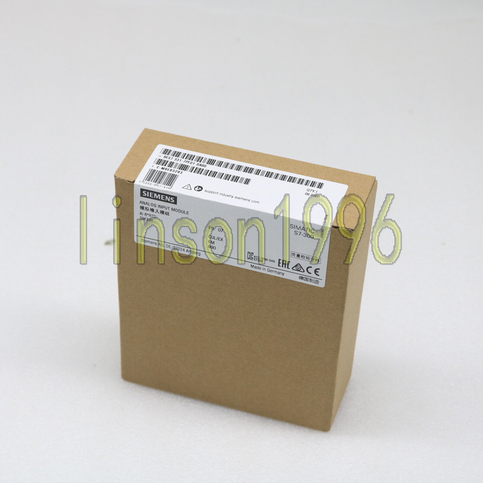 ONE New In Box SIEMENS PLC 6ES7 331-7PF01-0AB0 6ES7331-7PF01-0AB0
