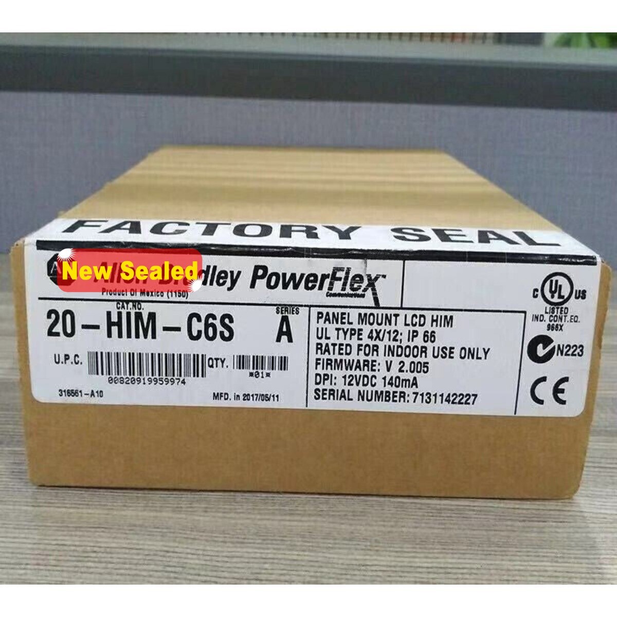 20-HIM-C6S Ser A Panel Mount LCD HIM AB 20 HIM C6S Factory Sealed Fast Shipping
