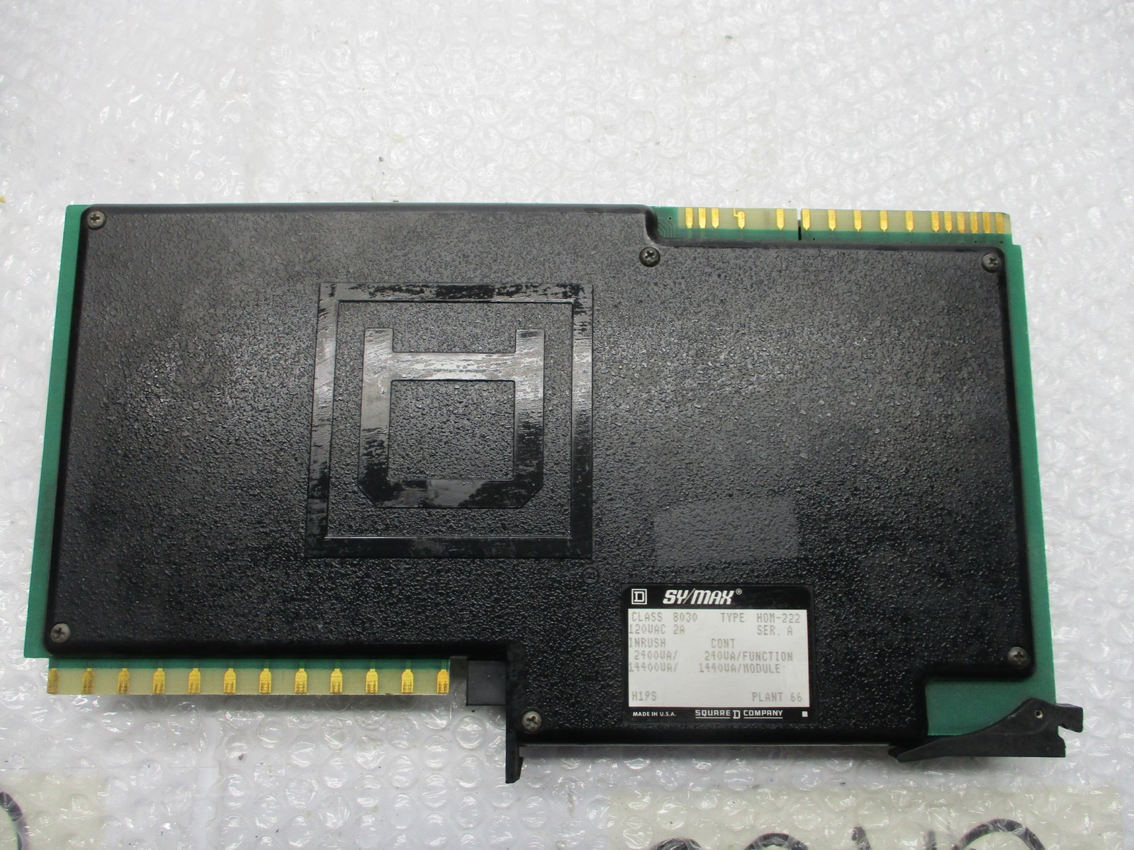 SQUARE D SY/MAX 8030H0M-222 SER.A OUTPUT MODULE NSNP