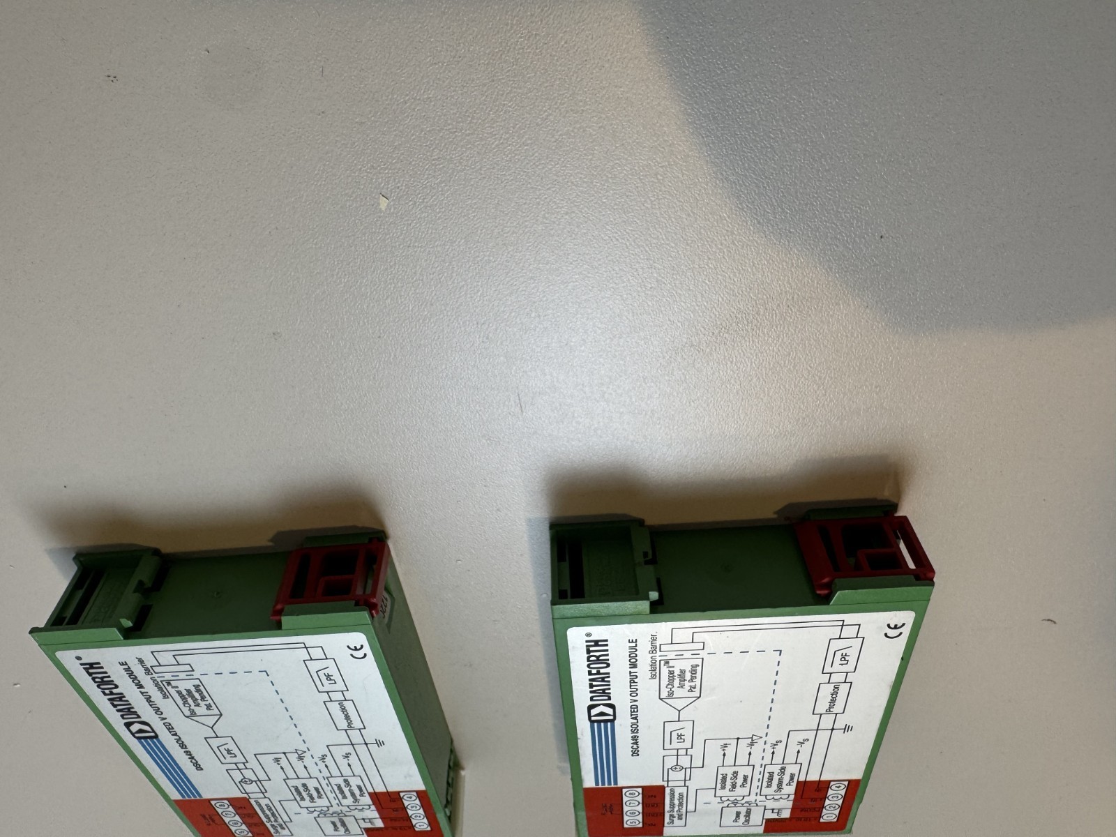Lot of 2 Dataforth DSCA49-05 Isolated Voltage Output Modules