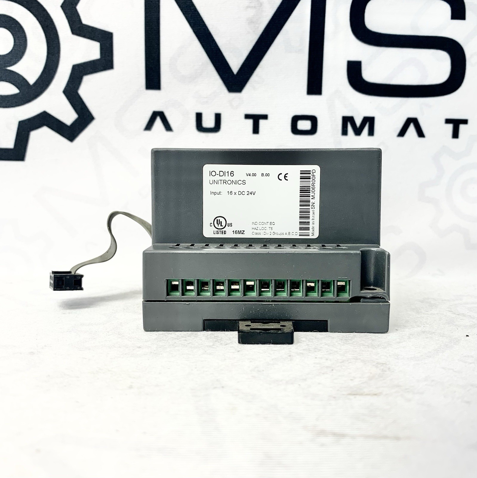 Unitronics IO-DI16 Digital Input Module 16 Channel 24VDC Expansion Adapter