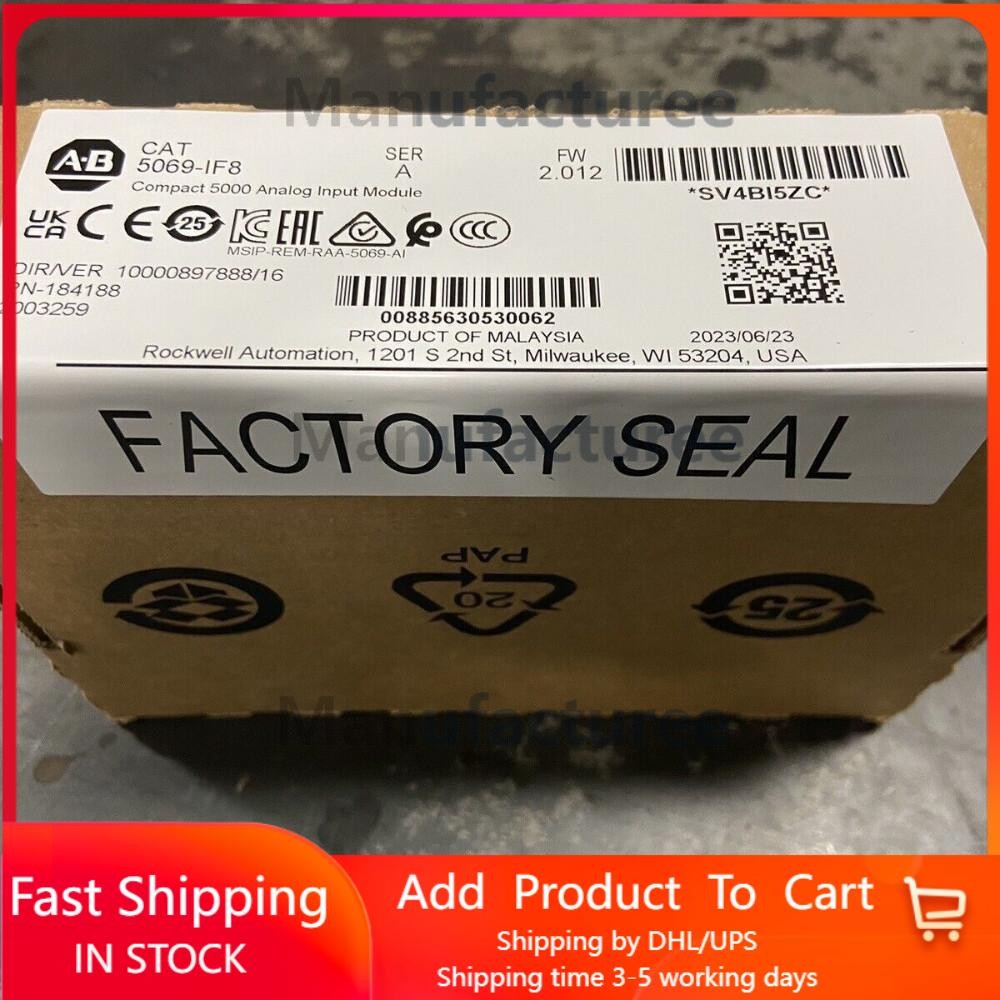 Allen Bradley 5069-IF8 Compact 5000 Analog Input Module NEW/SEALED! US Free Tax