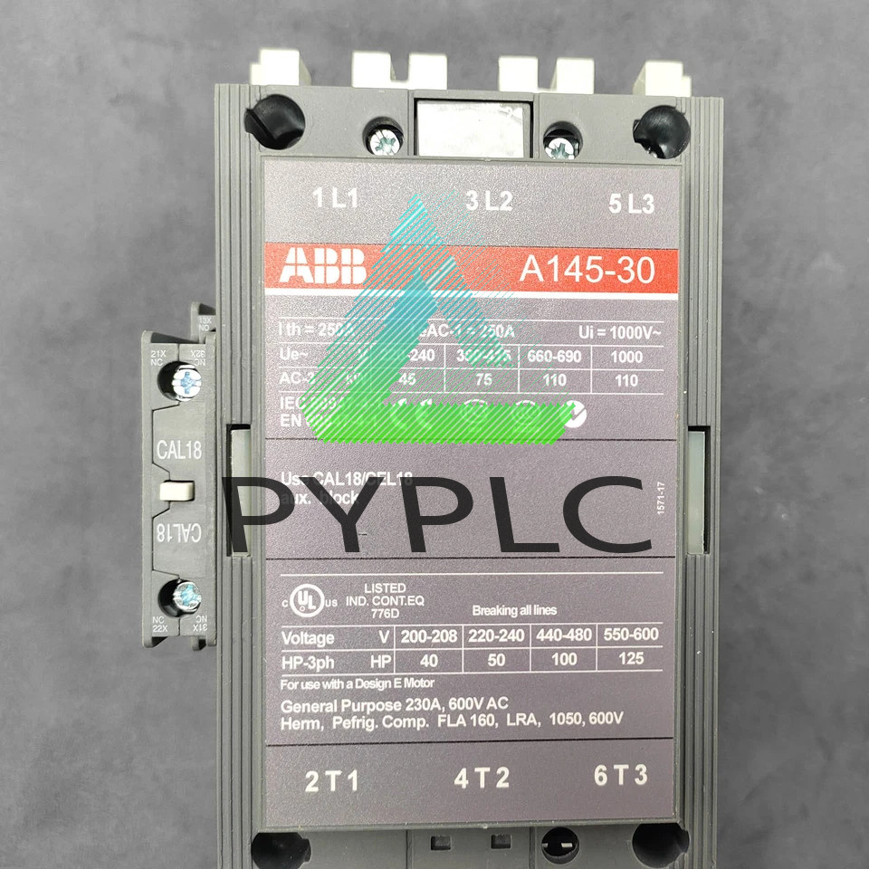 New Coil Contactor A145-30-11-84 for ABB 3P 110-120V
