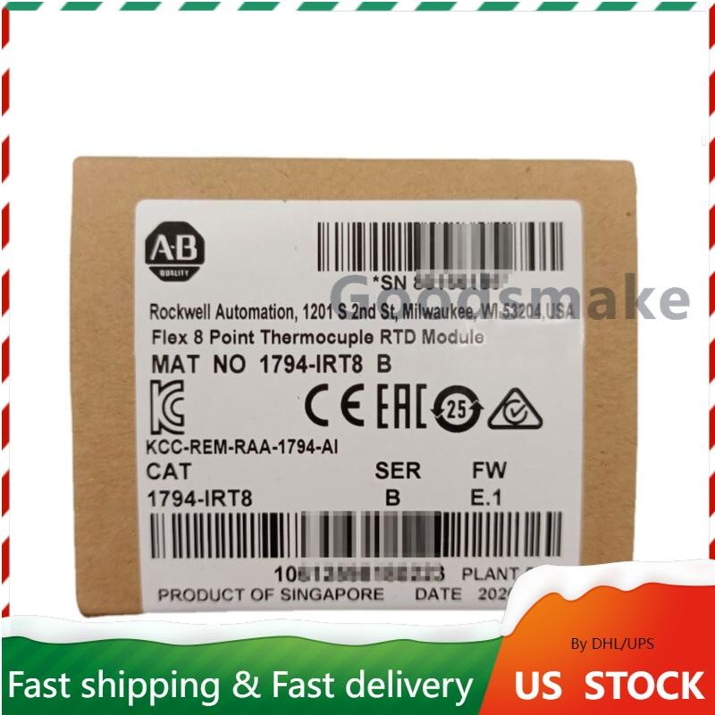 New Factory Sealed AB 1794-IRT8 SER B Flex 8 Point Thermocouple RTD Module