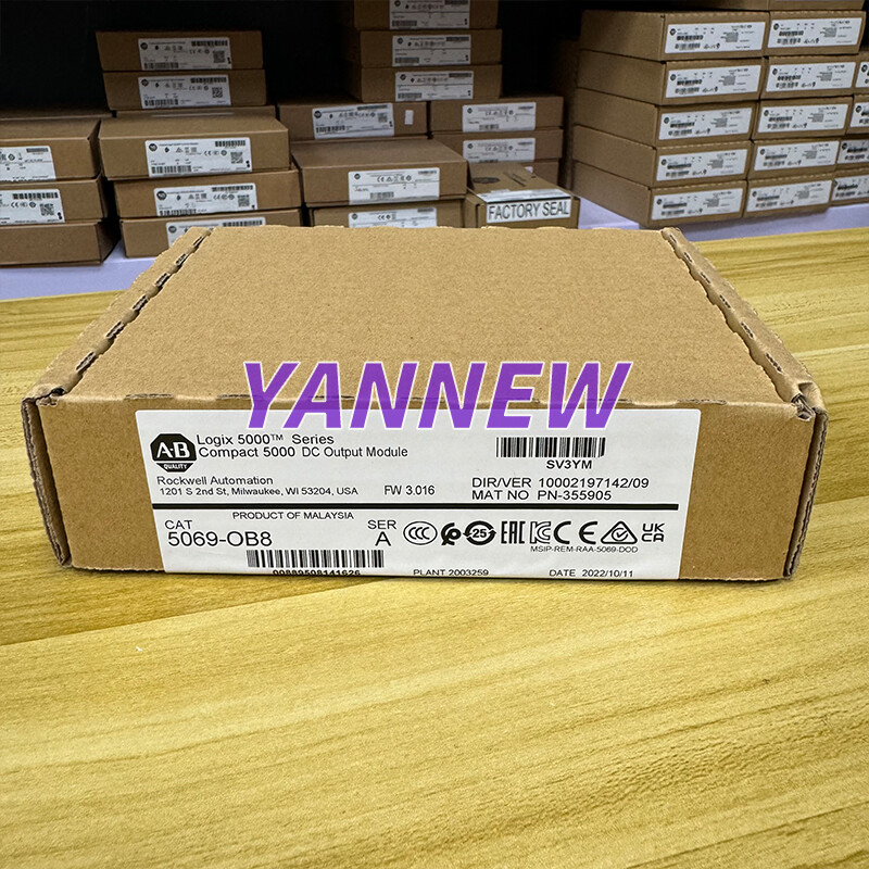 Allen Bradley 5069-OB8 New Factory Sealed AB Compact I/O 8-Ch Output Module