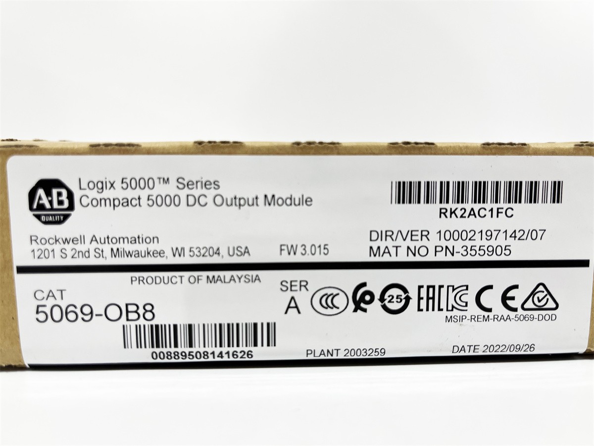 Compact 5000 Digital 8-point 24V DC Output Module Brand New 5069-OB8 /A