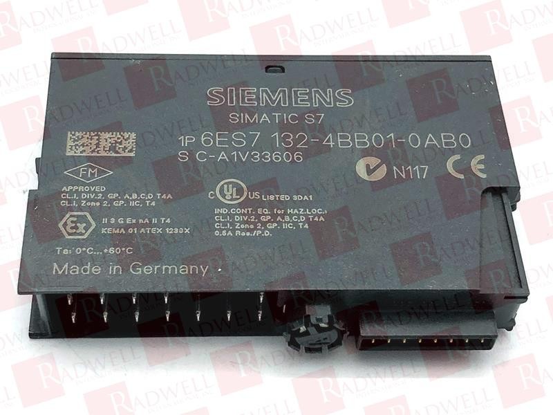 SIEMENS 6ES7132-4BB01-0AB0-EACH / 6ES71324BB010AB0EACH (USED)