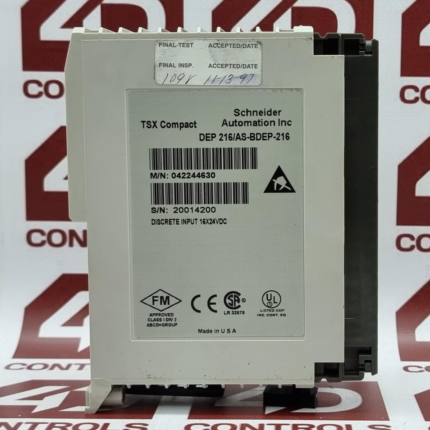 AS-BDEP-216 | Modicon | Discrete Input Module, 16 Points, 24VDC, Used