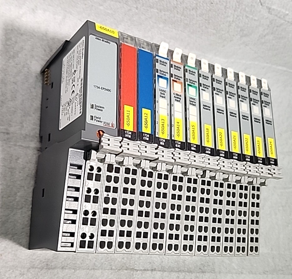 Allen-Bradley 1734-EP24DC Point I/O with Expansion Modules 1734-ARM, OB4, IE4C..