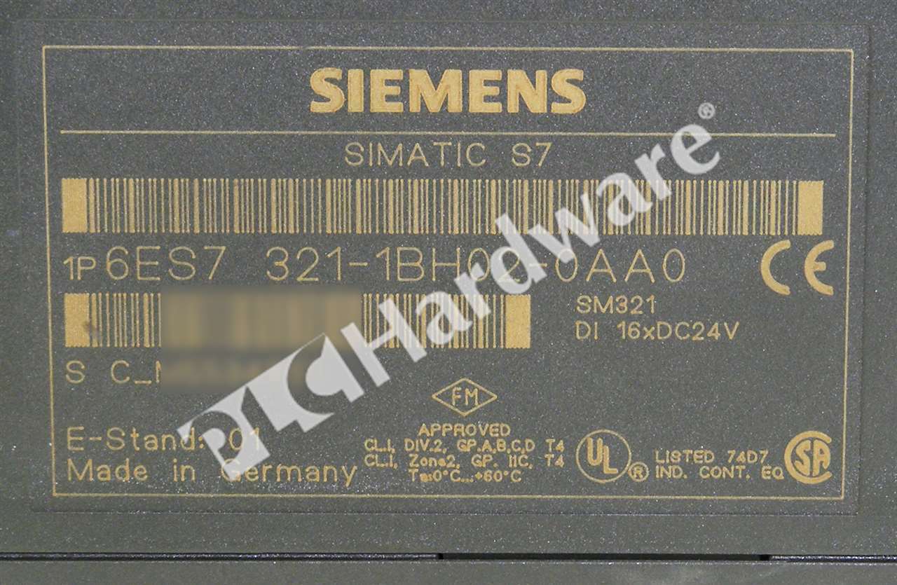 Siemens 6ES7321-1BH02-0AA0 6ES7 321-1BH02-0AA0 SIMATIC S7-300 SM321 Input Qty