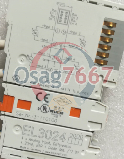 One Used BECKHOFF EL3024 PLC module Tested