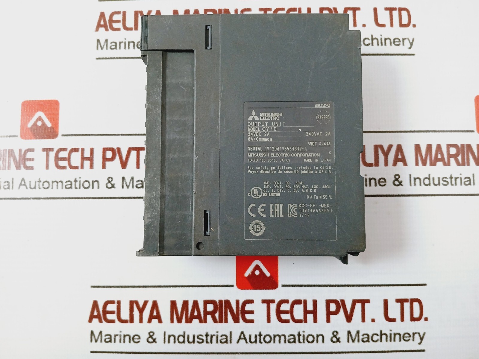 Mitsubishi Electric QY10 PLC Q Series Output module 24VDC 2A KCC-REI-MEK-TD914A5