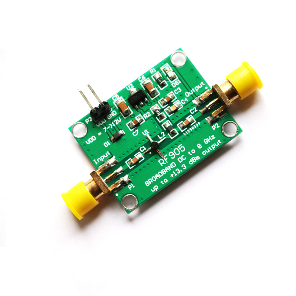 RF905 1MHz To 8GHz RF Power Amplifier 12V 13.3dBm RF AMP Module