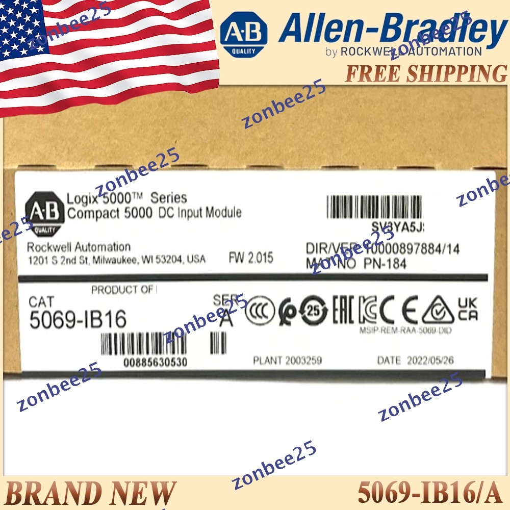 AB 5069-IB16/A Logix 5000 Compact 5000 DC Input Module US Stock New Free Ship