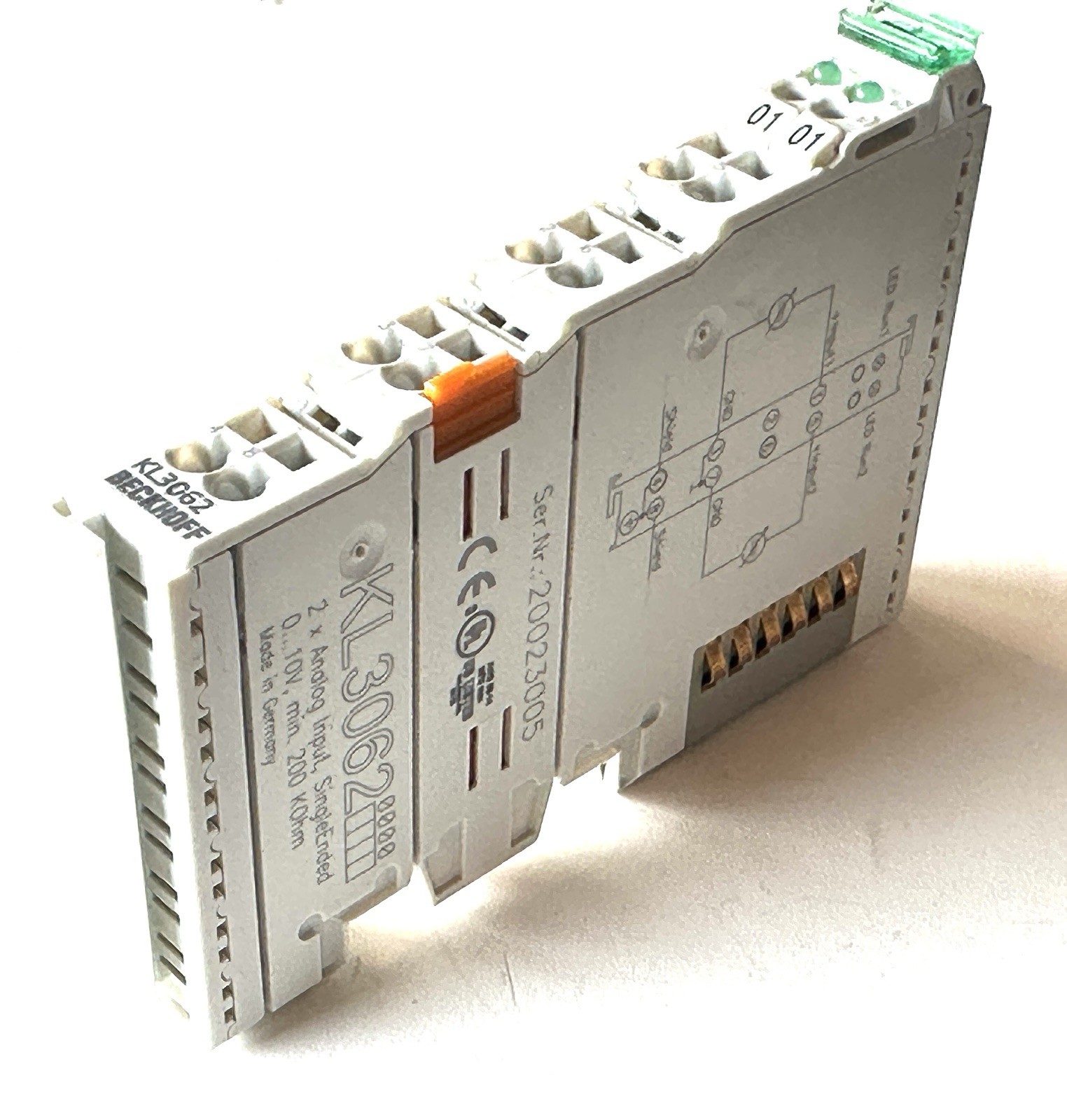 Beckhoff KL3062 2x Analog Input Module 0-10V Single Ended Bus Terminal