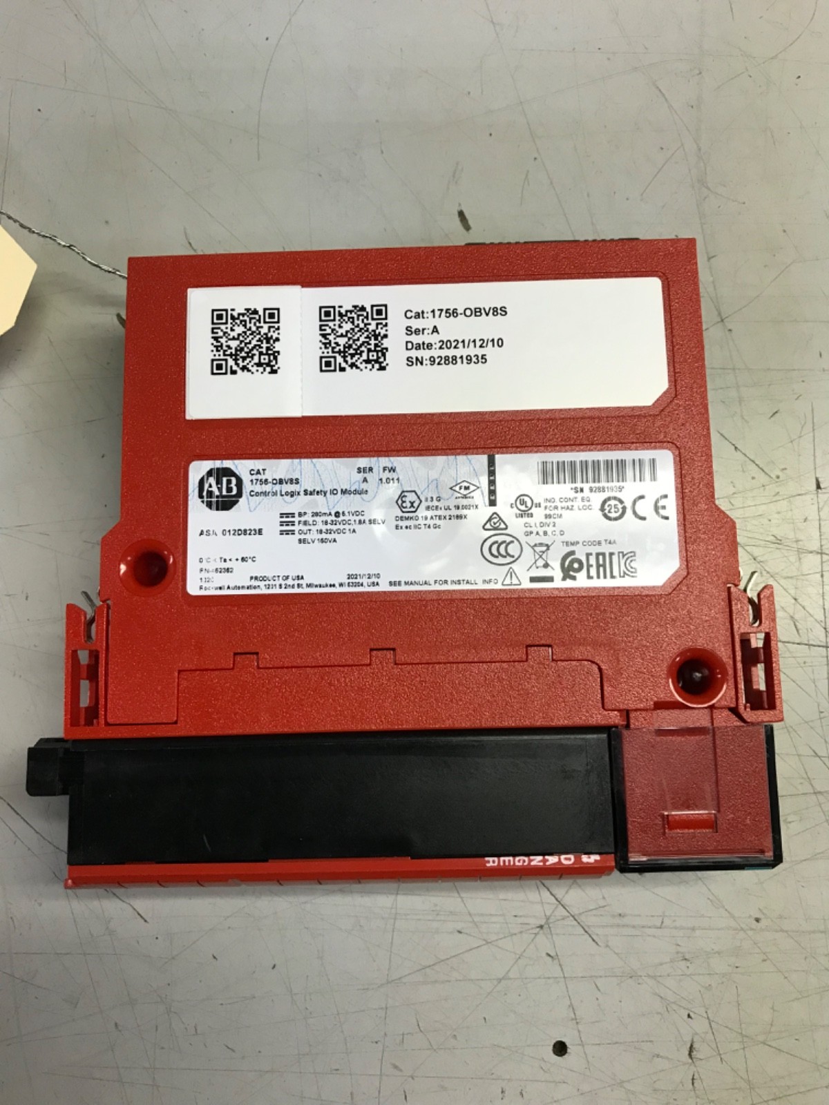 Allen Bradley ControLogix DC Output Module 1756-OBV8S – Used