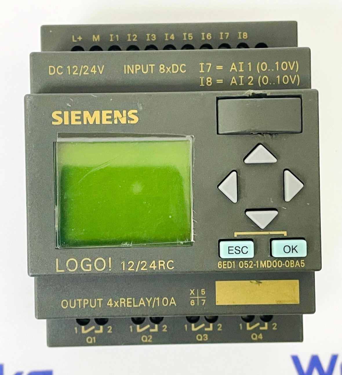 SIEMENS LOGO 12/24RC Logic Display Module 6ED1052-1MD00-0BA5