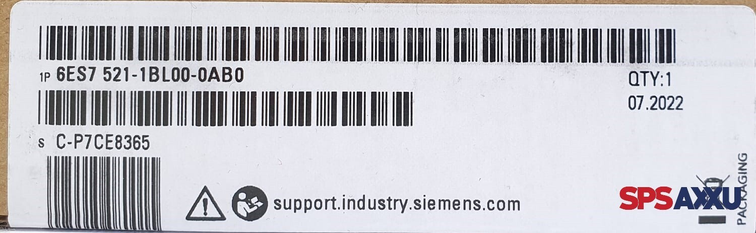 SIEMENS Simatic S7 Digital Input 6ES7 521-1BL00-0AB0 6ES7521-1BL00-0AB0 ES:7