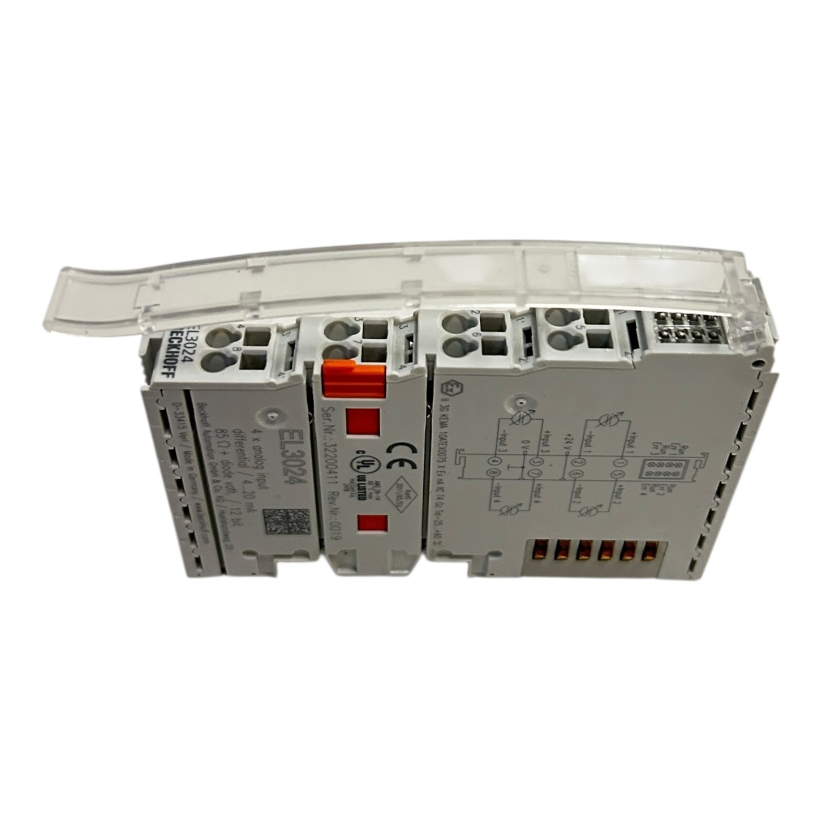 Beckhoff EtherCAT – Terminal 4-channel Analog input Power 4…20 mA EL3024