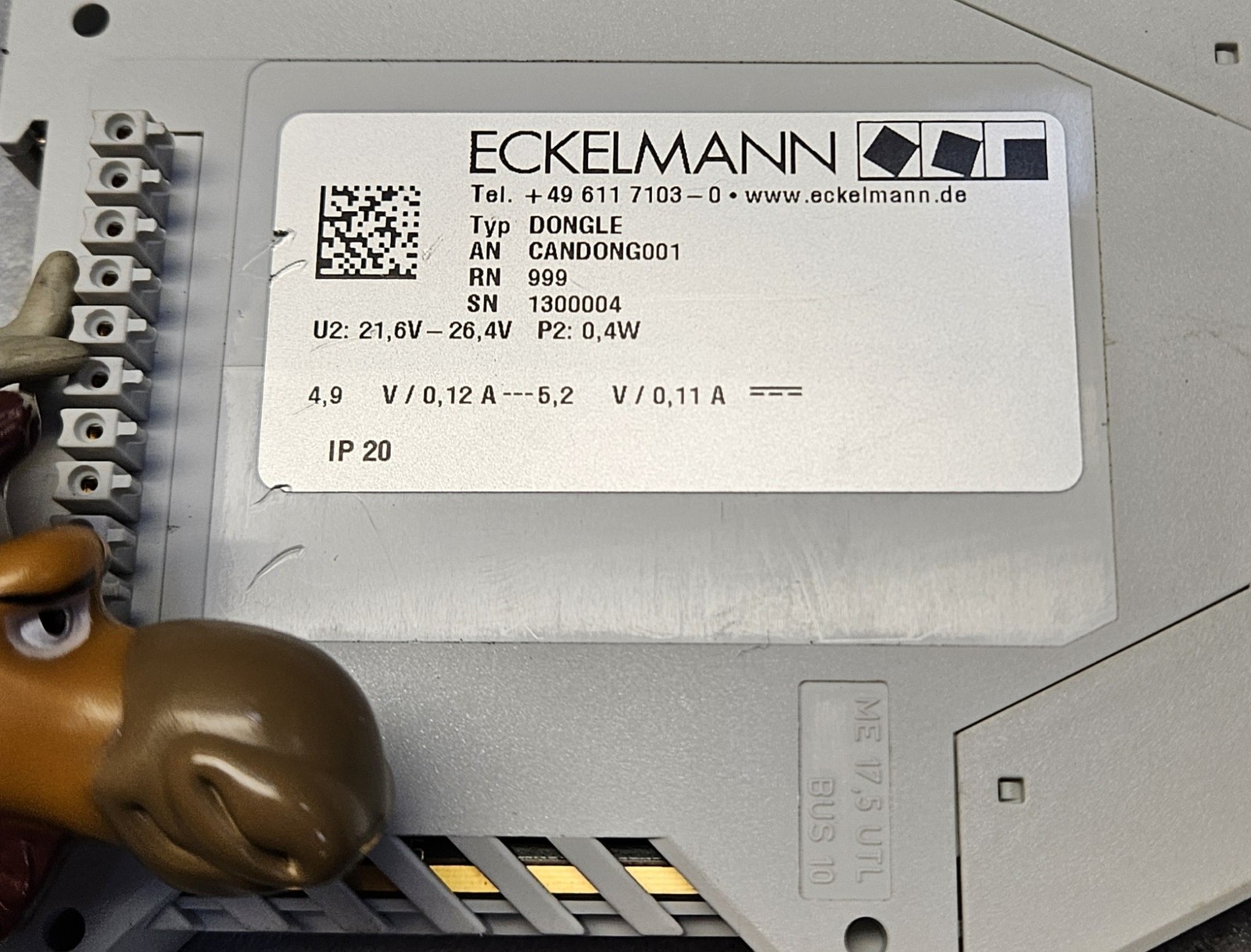 Eckelmann CANDONG001 Dongle 21,6-26,4V 0,4W 0,11A