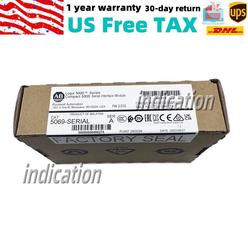 AB 5069-SERIAL SER A Compact Logix 5000 Interface Module US Free Tax