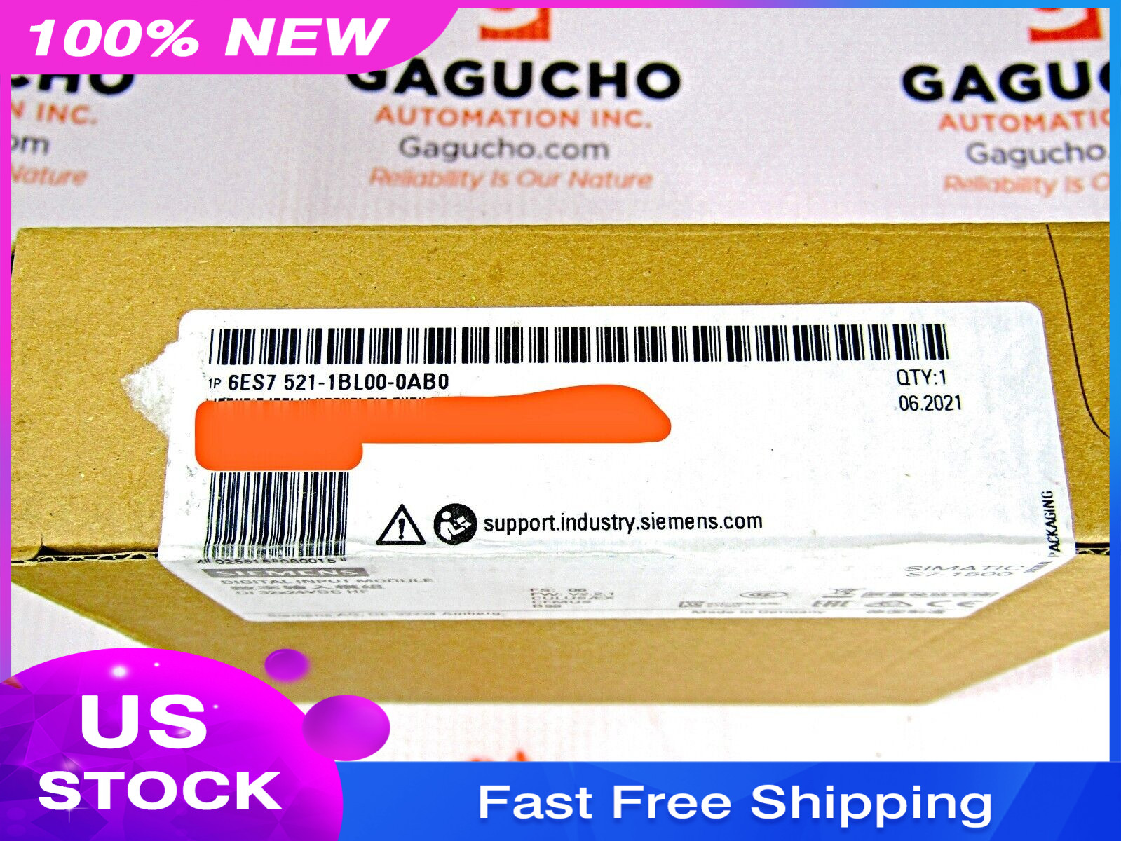 Surplus Sealed Siemens 6ES7521-1BL00-0AB0 6ES7 521-1BL00-0AB0 SM521 2021-22