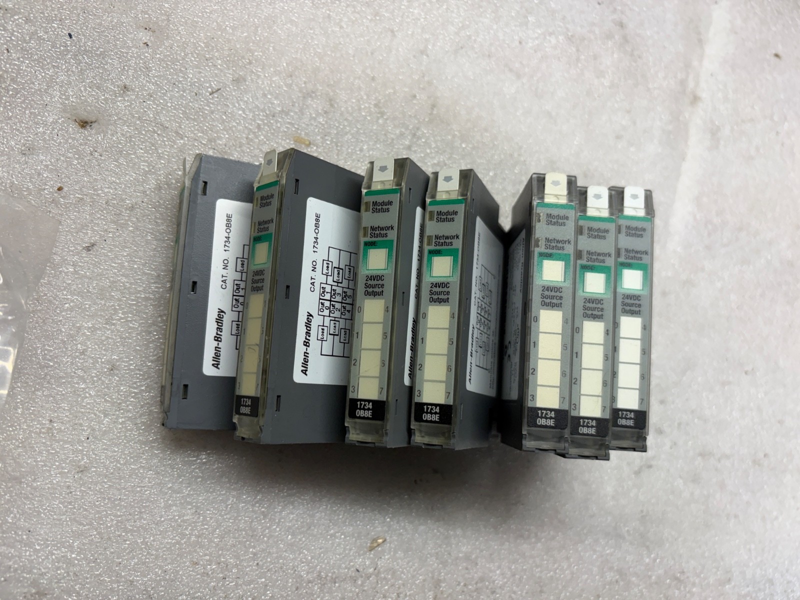 Allen Bradley 1734-OB8E /C point I/O output module 24V **Lot of 7**