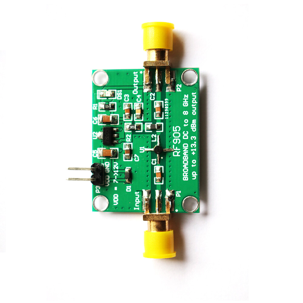 RF905 1MHz To 8GHz RF Power Amplifier 12V 13.3dBm RF AMP Module