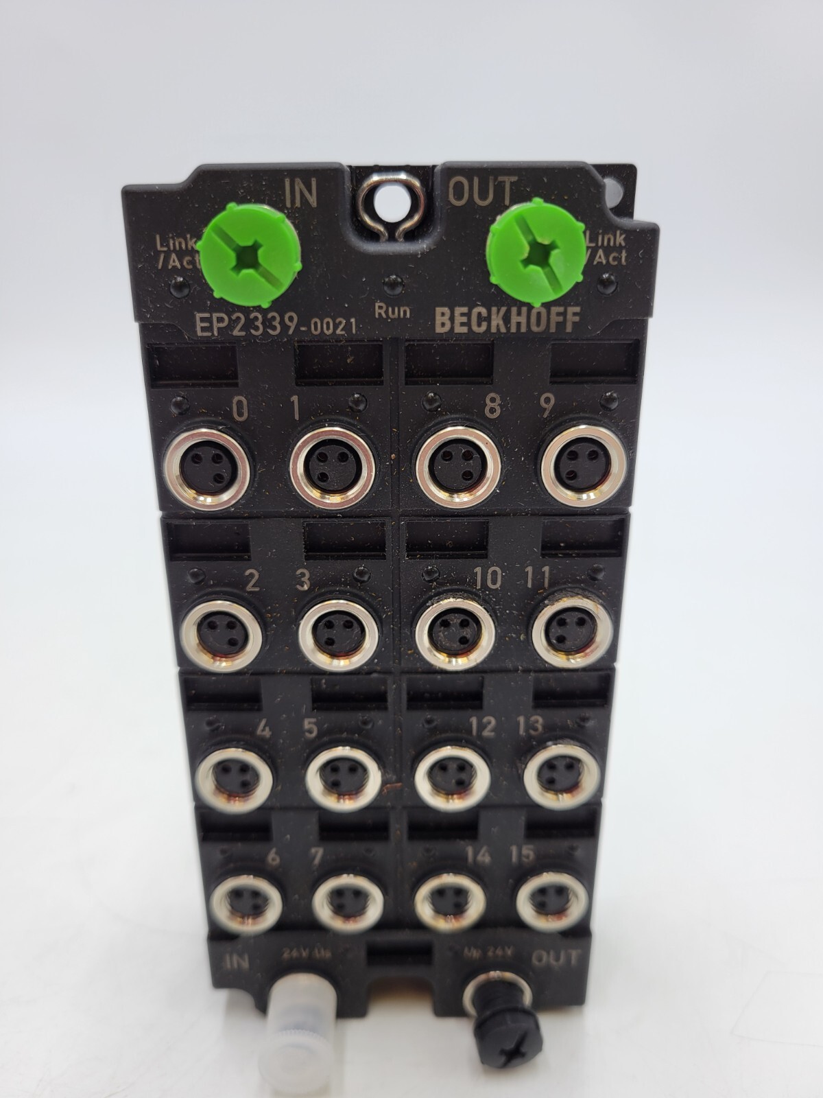 Beckhoff EP2339-0021 080096 EtherCAT Compact Box 16-Channel Digital M8 24 Volt