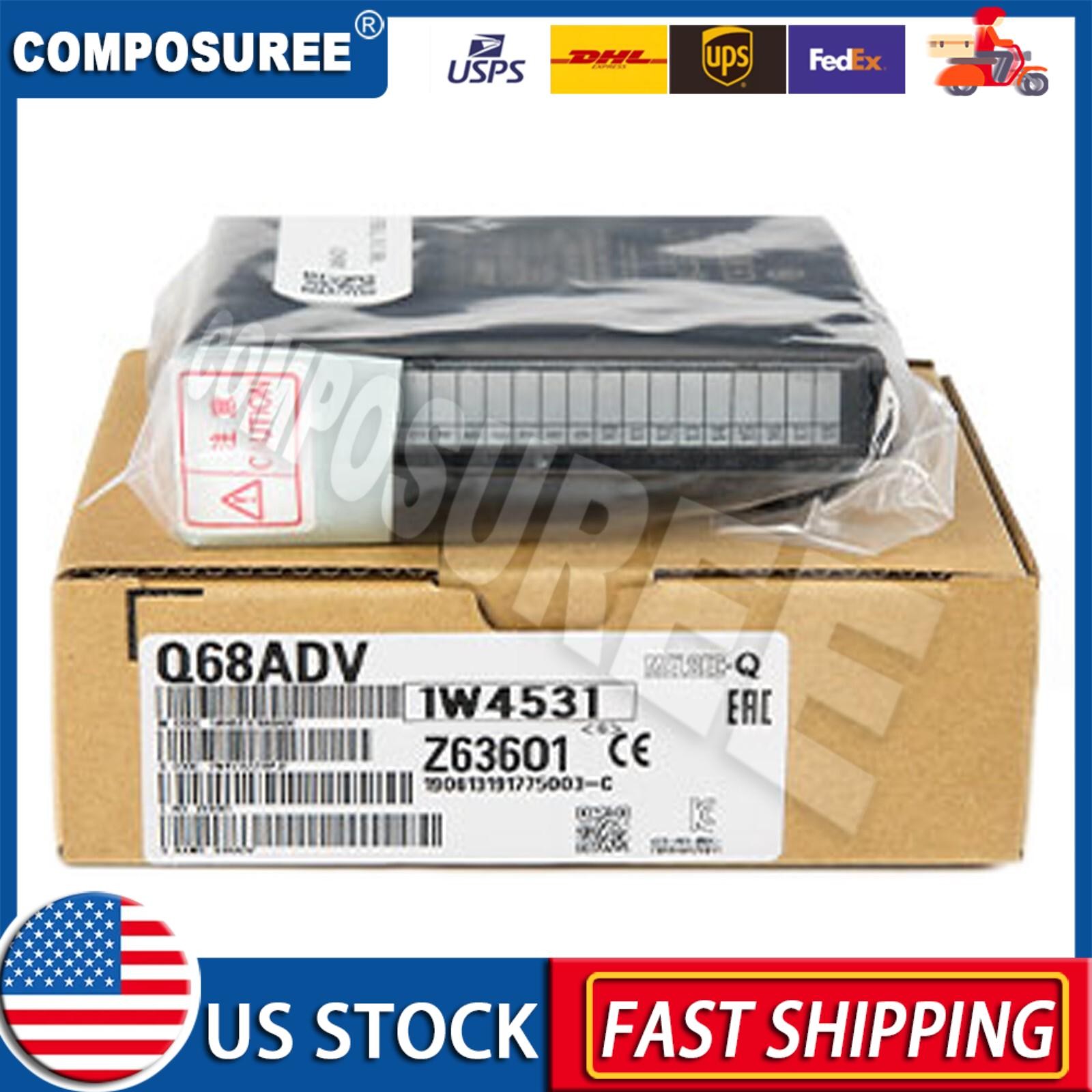 Mitsubishi Q68ADV Analog-to-Digital Conversion Module Q68ADV Fast