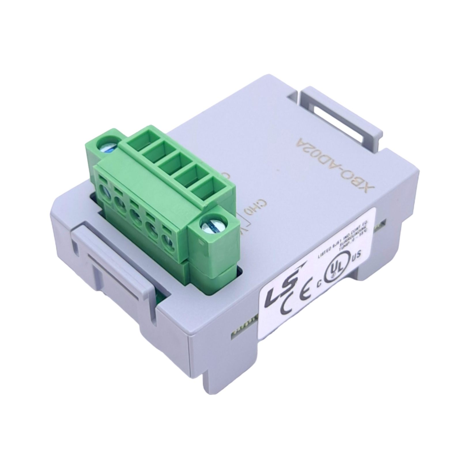 LS Electric XBO-AD02A PLC Analog Input Module for XBC, 0-10VDC 0-20mA In