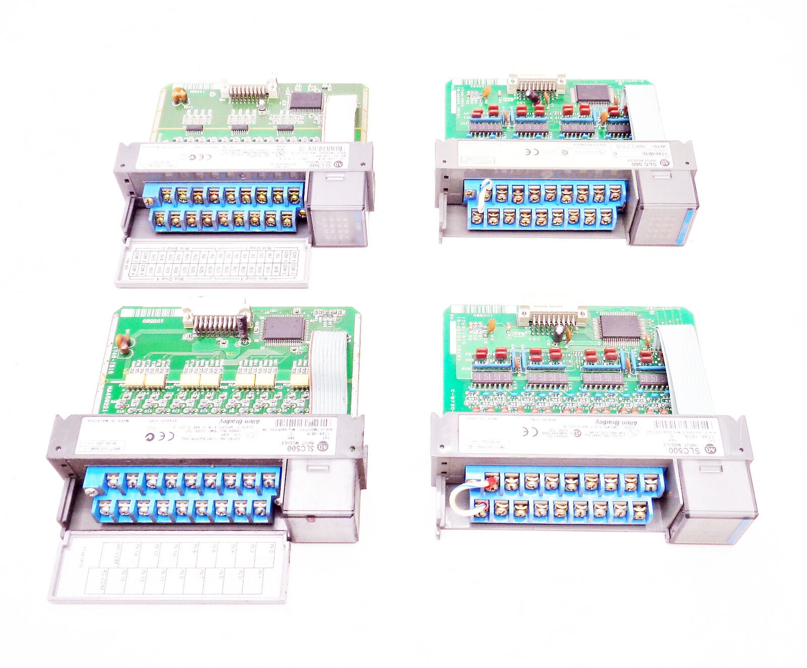 LOT OF 4 ALLEN BRADLEY 1746-IB16 /C SERIES C SLC 500 INPUT MODULE *QUANTITY*