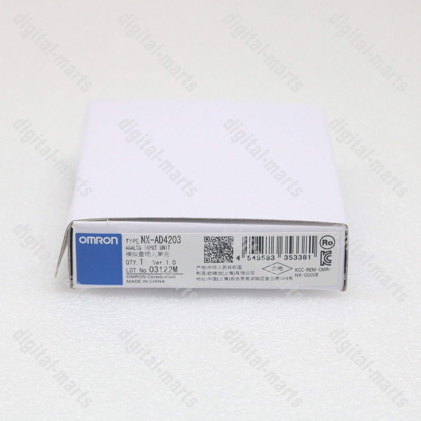 Brand New Omron Analog Input Unit NX-AD4203 Free shipping#LJ