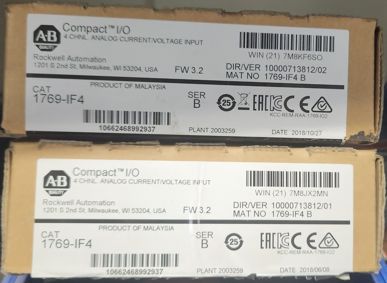 Allen-Bradley 1769-IF4 PLC Input Module