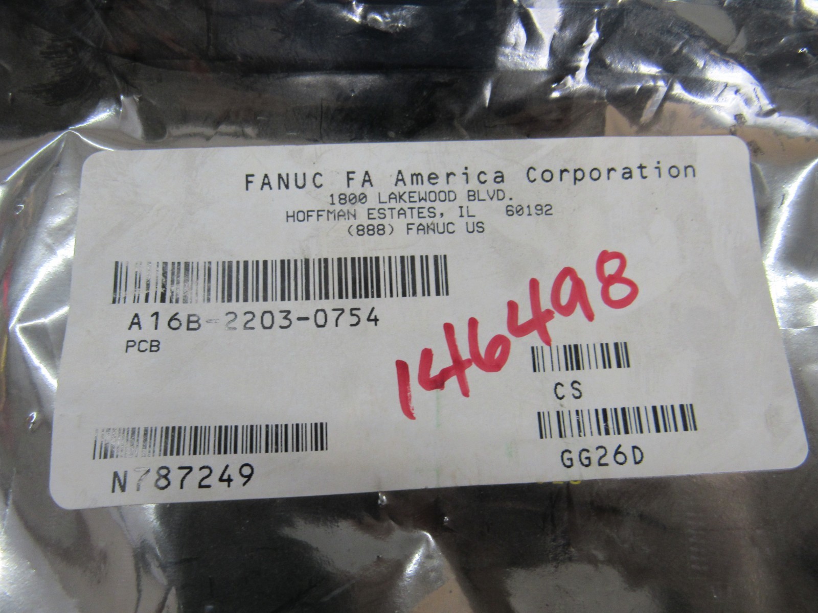 Fanuc A16B-2203-0754 PCB circuit board A16B22030754