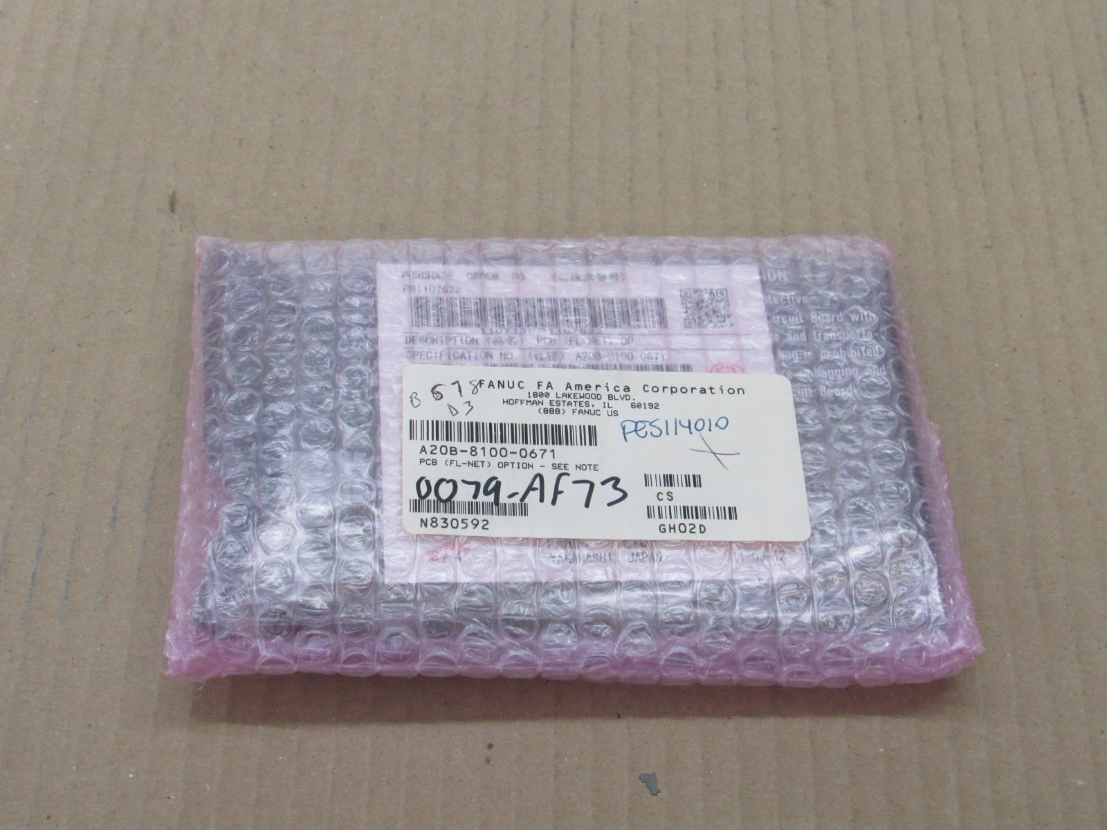 Fanuc A20B-8100-0671 FL-NET pcb circuit board A20B81000671