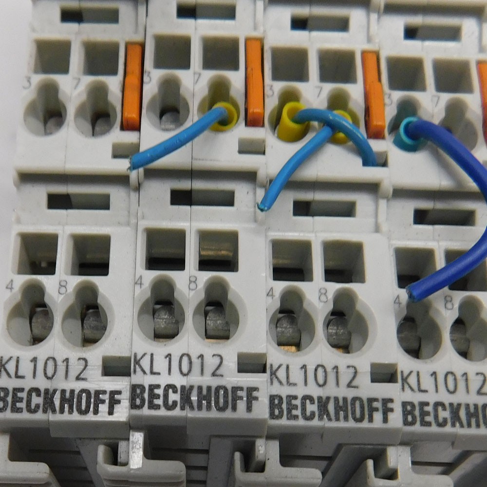 (Lot of 4) Beckhoff KL1012 24VDC 0.2ms 2-Channel Digital Input Bus Terminals