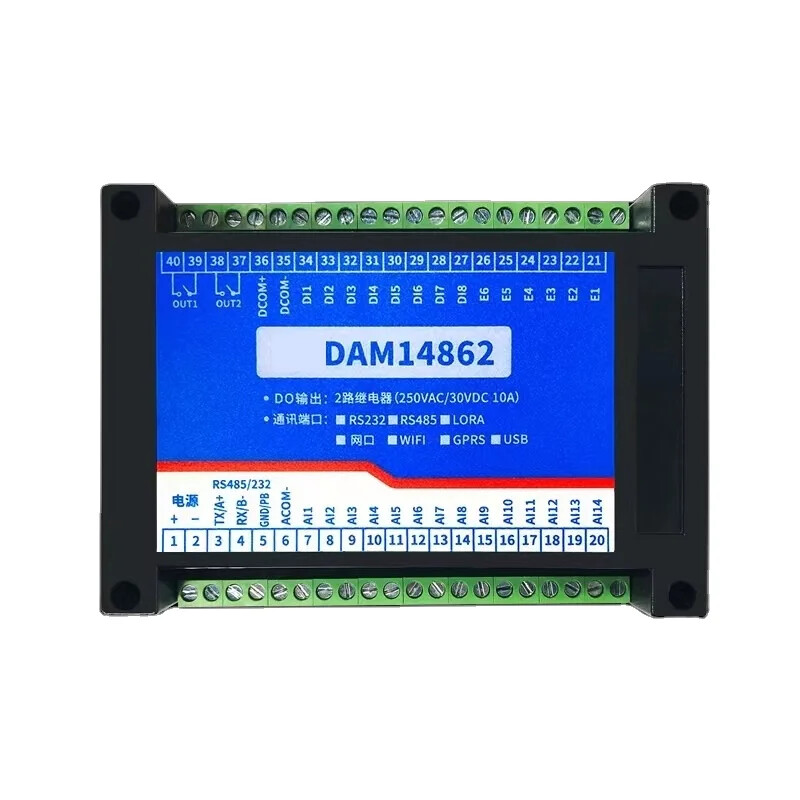 2 Channel Relay Output and 8 Channel Switch Digital Input Data Acquisition