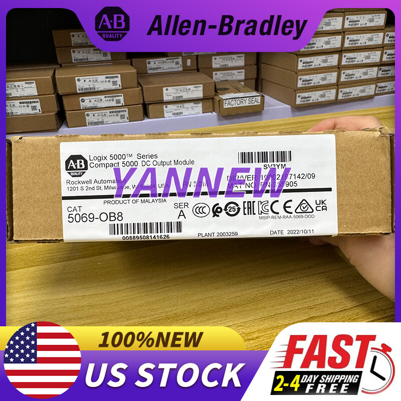 Allen Bradley 5069-OB8 New Factory Sealed AB Compact I/O 8-Ch Output Module
