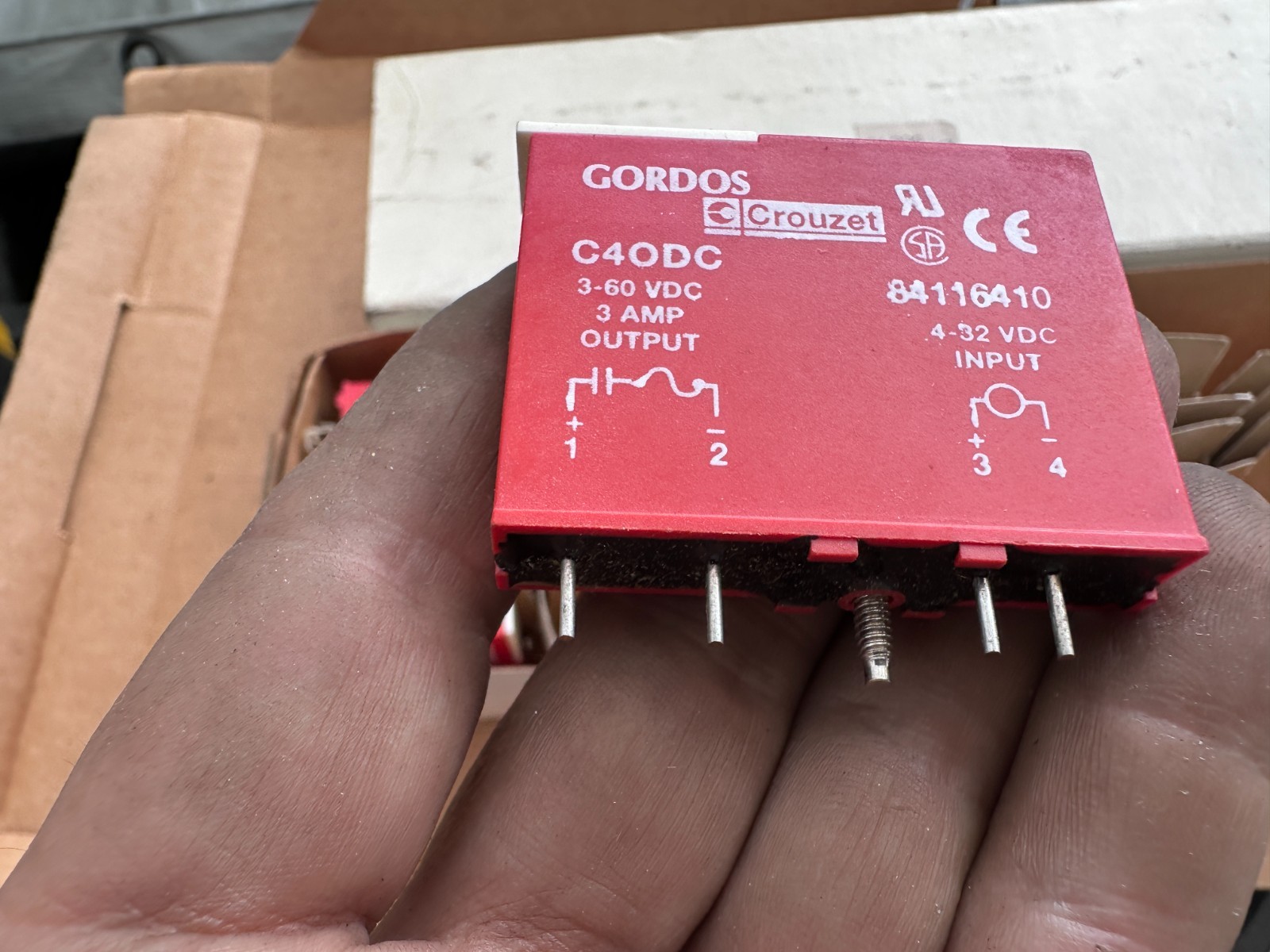 Crouzet Gordos C4ODC 84116410 I/O Module (Lot of 3)