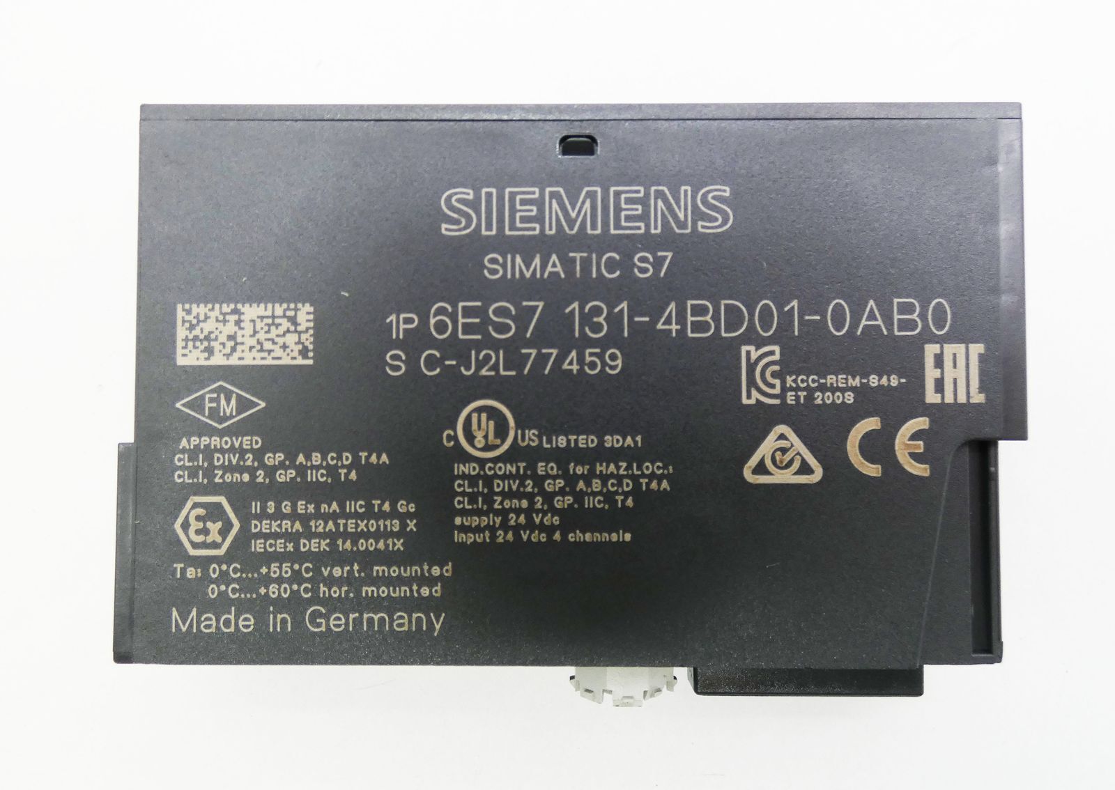 2x Siemens SIMATIC S7 6ES7 131-4BD01-0AB0 E-Stand: 03 Electronics Module -Unused-